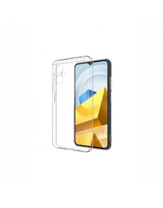 Newface Xiaomi Poco M5 Kılıf Lüx Şeffaf Silikon