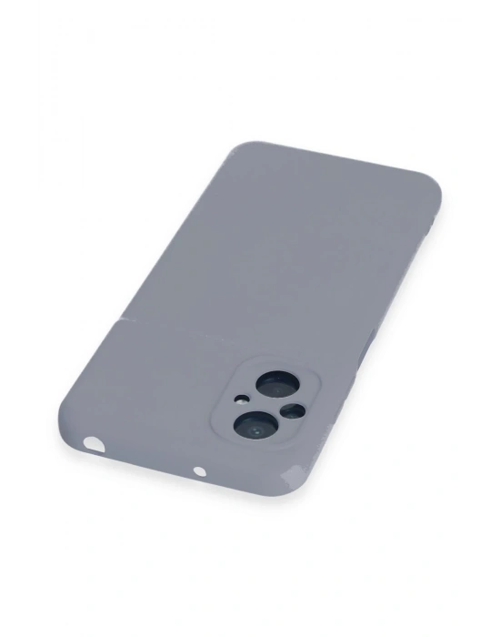 Newface Xiaomi Poco M5 Kılıf Nano içi Kadife Silikon - Gri