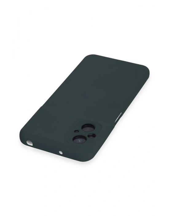 Newface Xiaomi Poco M5 Kılıf Nano içi Kadife Silikon - Koyu Yeşil