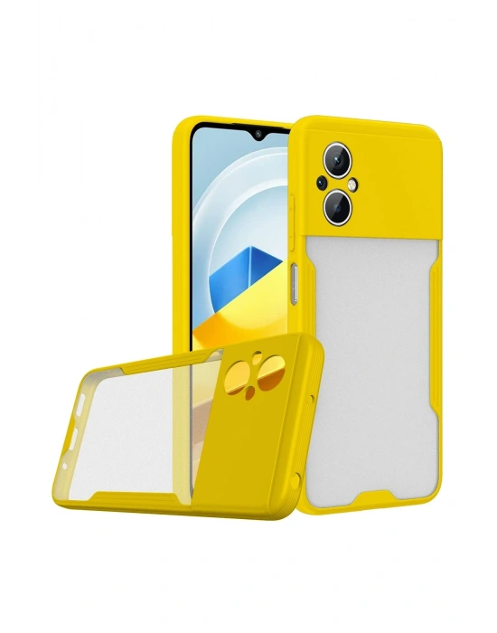 Newface Xiaomi Poco M5 Kılıf Platin Silikon - Siyah