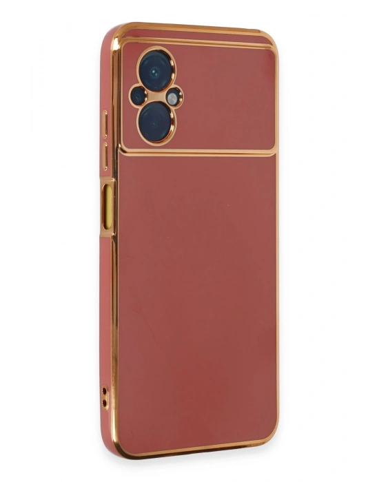 Newface Xiaomi Poco M5 Kılıf Volet Silikon - Kırmızı