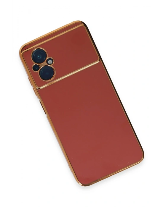 Newface Xiaomi Poco M5 Kılıf Volet Silikon - Kırmızı