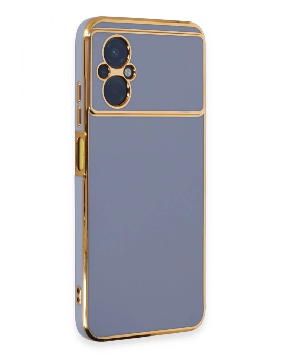 Newface Xiaomi Poco M5 Kılıf Volet Silikon - Mavi