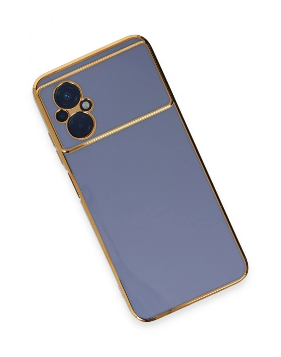 Newface Xiaomi Poco M5 Kılıf Volet Silikon - Mavi