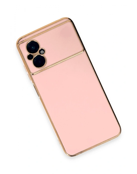 Newface Xiaomi Poco M5 Kılıf Volet Silikon - Pembe