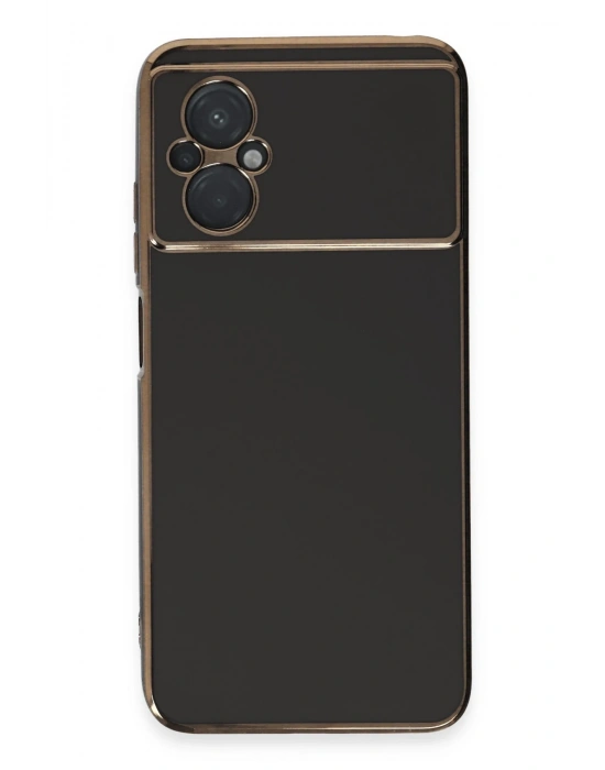 Newface Xiaomi Poco M5 Kılıf Volet Silikon - Siyah