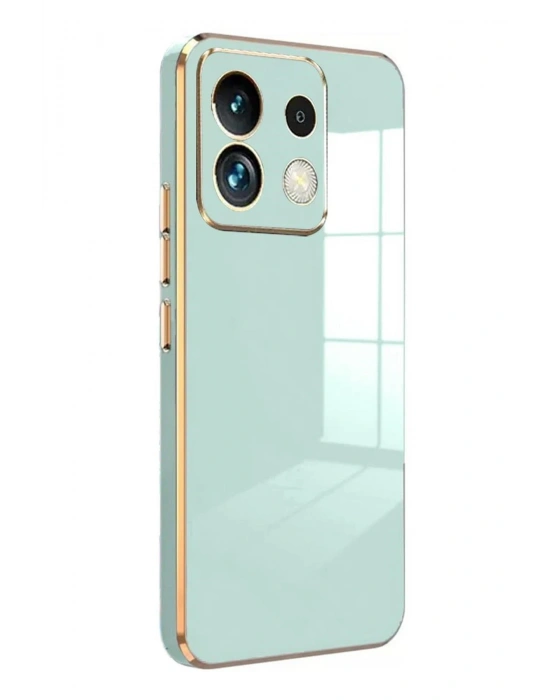 Newface Xiaomi Poco M6 Pro 4G Kılıf Volet Silikon - Açık Yeşil