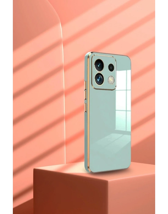 Newface Xiaomi Poco M6 Pro 4G Kılıf Volet Silikon - Beyaz