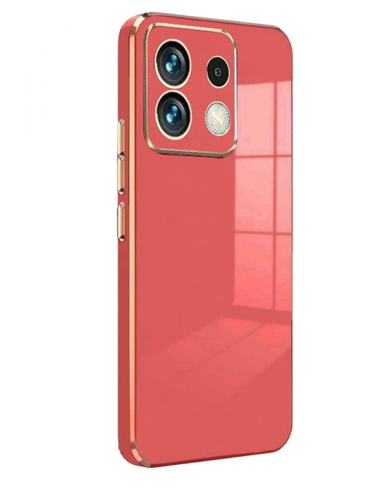 Newface Xiaomi Poco M6 Pro 4G Kılıf Volet Silikon - Kırmızı