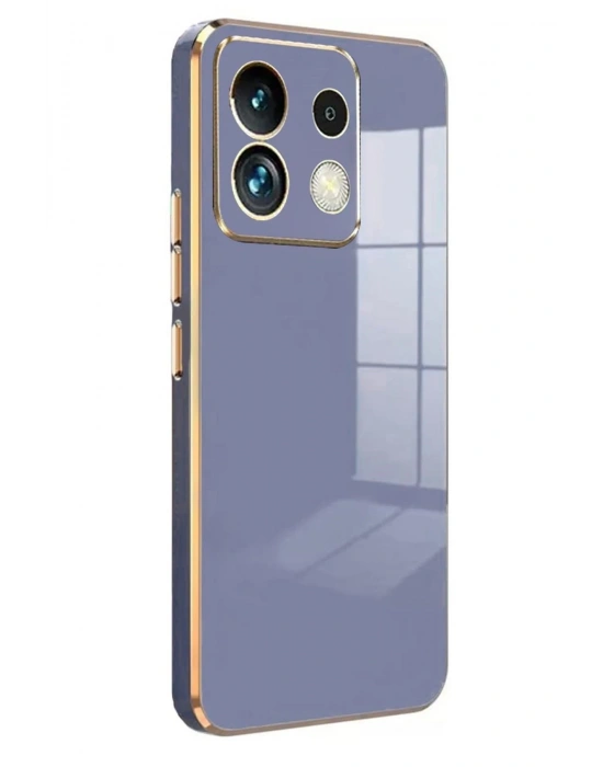 Newface Xiaomi Poco M6 Pro 4G Kılıf Volet Silikon - Mavi