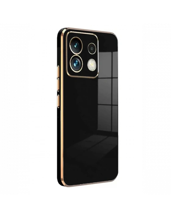 Newface Xiaomi Poco M6 Pro 4G Kılıf Volet Silikon - Siyah