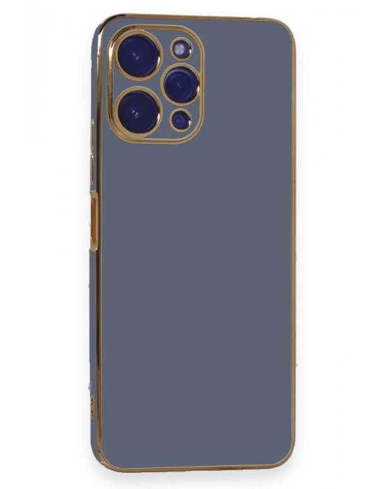 Newface Xiaomi Poco M6 Pro 5G Kılıf Volet Silikon - Mavi