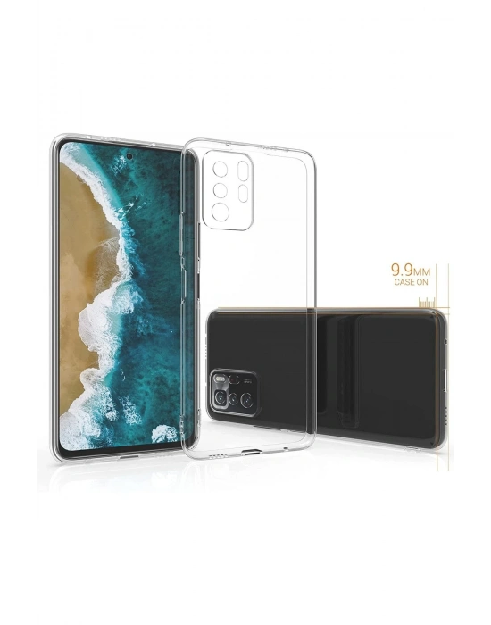 Newface Xiaomi Poco X3 GT Kılıf Lüx Şeffaf Silikon