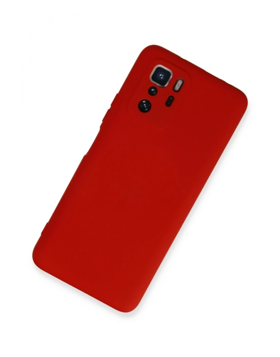 Newface Xiaomi Poco X3 GT Kılıf Nano içi Kadife Silikon - Kırmızı