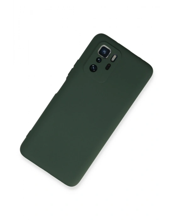 Newface Xiaomi Poco X3 GT Kılıf Nano içi Kadife Silikon - Koyu Yeşil