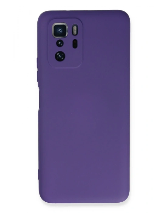 Newface Xiaomi Poco X3 GT Kılıf Nano içi Kadife Silikon - Mor