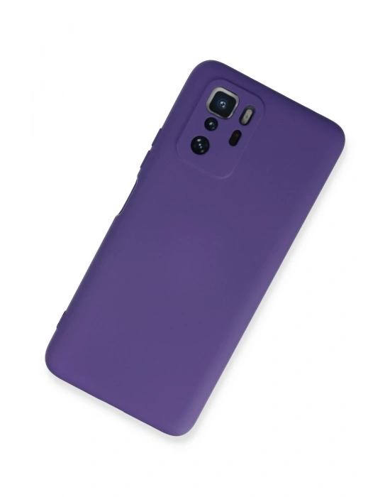 Newface Xiaomi Poco X3 GT Kılıf Nano içi Kadife Silikon - Mor