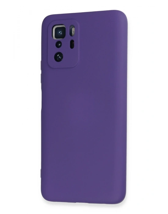Newface Xiaomi Poco X3 GT Kılıf Nano içi Kadife Silikon - Mor