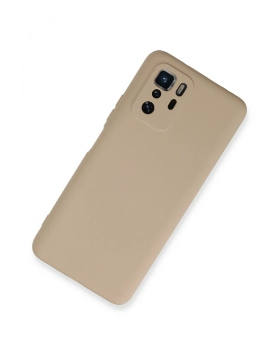 Newface Xiaomi Poco X3 GT Kılıf Nano içi Kadife Silikon - Pudra