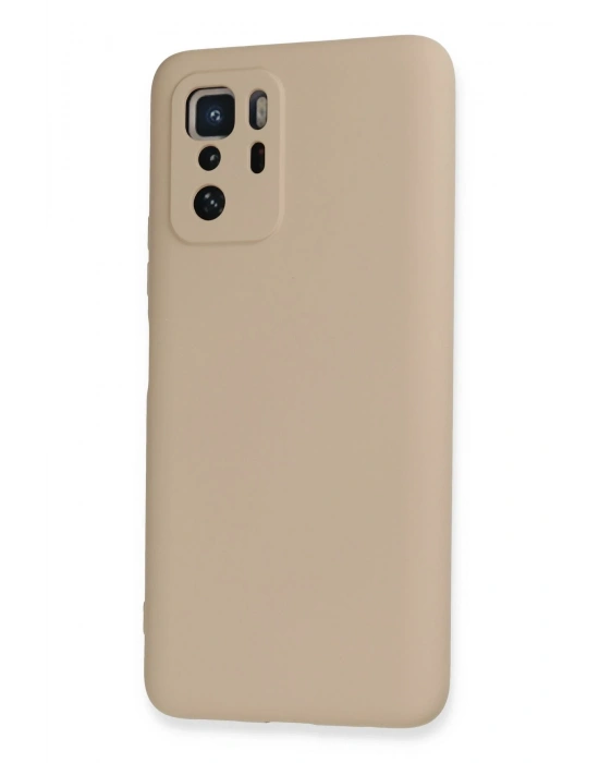 Newface Xiaomi Poco X3 GT Kılıf Nano içi Kadife Silikon - Pudra