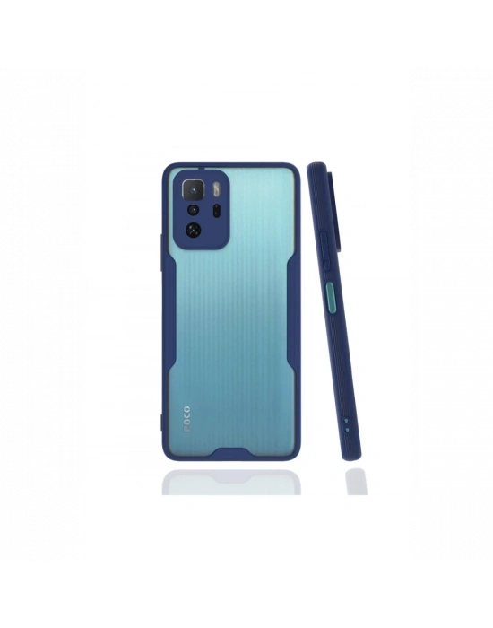 Newface Xiaomi Poco X3 GT Kılıf Platin Silikon - Lacivert