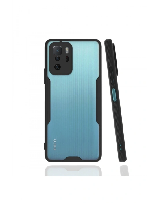 Newface Xiaomi Poco X3 GT Kılıf Platin Silikon - Siyah