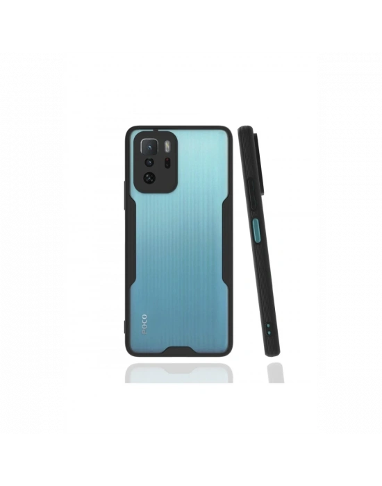 Newface Xiaomi Poco X3 GT Kılıf Platin Silikon - Siyah