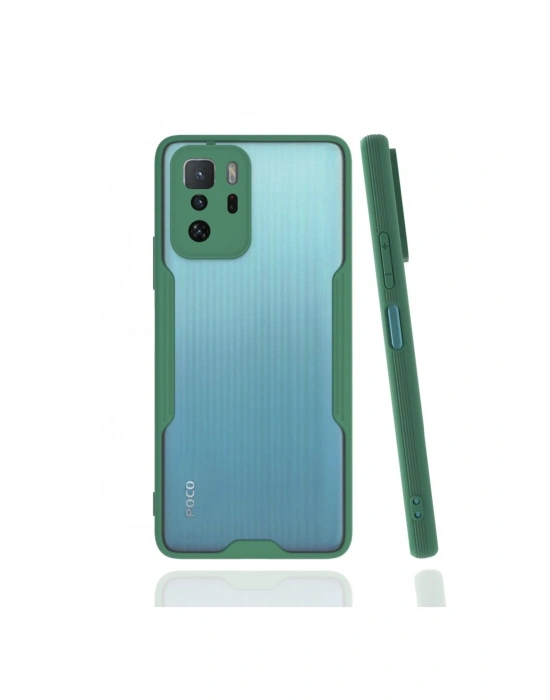 Newface Xiaomi Poco X3 GT Kılıf Platin Silikon - Yeşil