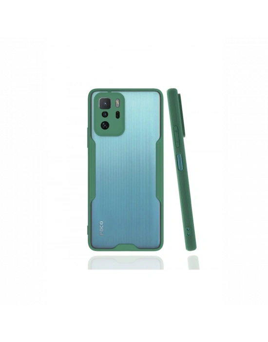 Newface Xiaomi Poco X3 GT Kılıf Platin Silikon - Yeşil