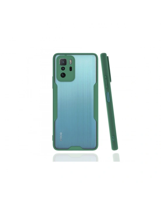 Newface Xiaomi Poco X3 GT Kılıf Platin Silikon - Yeşil