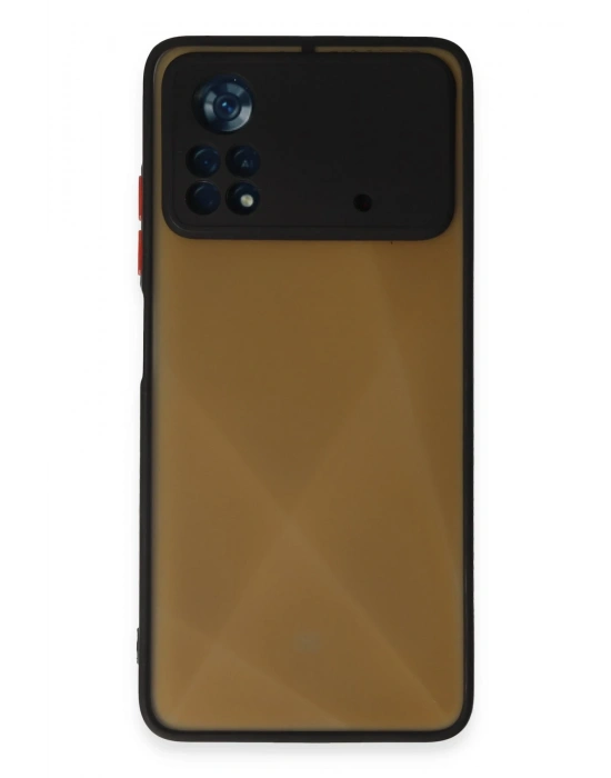 Newface Xiaomi Poco X4 Pro 5G Kılıf Montreal Silikon Kapak - Siyah