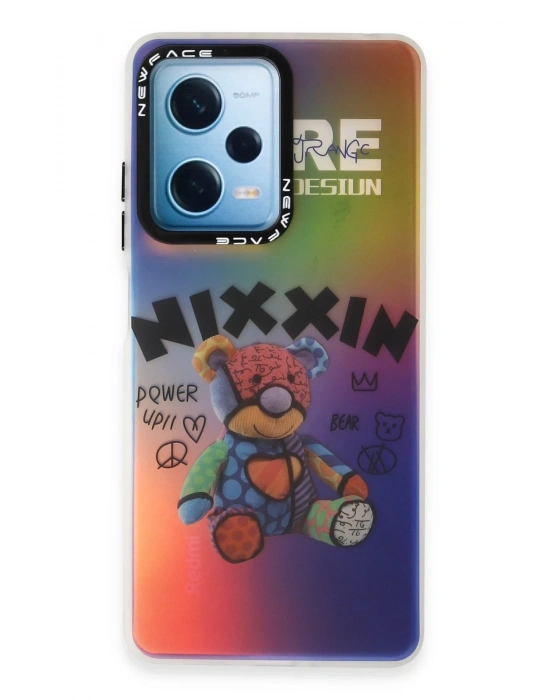 Newface Xiaomi Poco X5 5G Kılıf Estoril Desenli Kapak - Estoril - 11