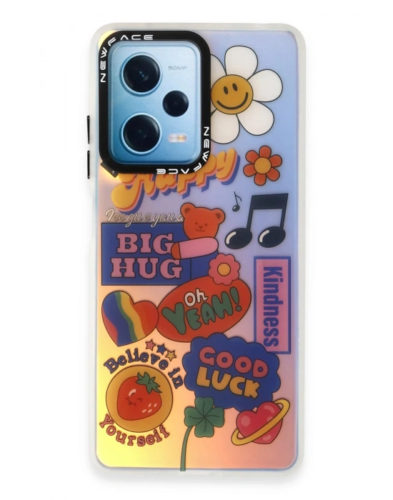 Newface Xiaomi Poco X5 5G Kılıf Estoril Desenli Kapak - Estoril - 15