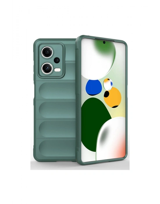 Newface Xiaomi Poco X5 5G Kılıf Optimum Silikon - Koyu Yeşil