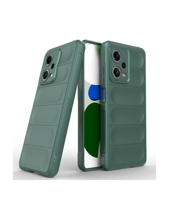 Newface Xiaomi Poco X5 5G Kılıf Optimum Silikon - Koyu Yeşil