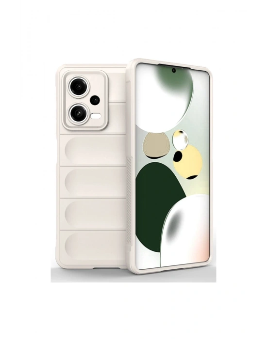 Newface Xiaomi Poco X5 5G Kılıf Optimum Silikon - Krem