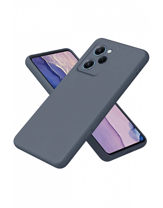 Newface Xiaomi Poco X5 Pro 5G Nano içi Kadife Silikon - Gri