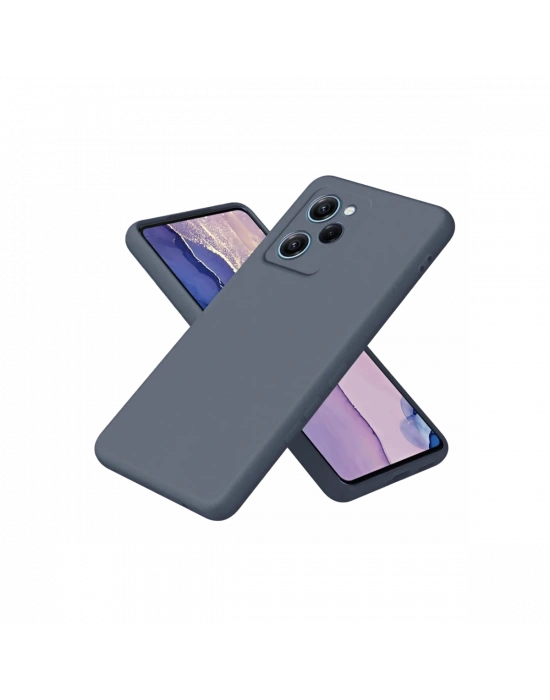 Newface Xiaomi Poco X5 Pro 5G Nano içi Kadife Silikon - Gri