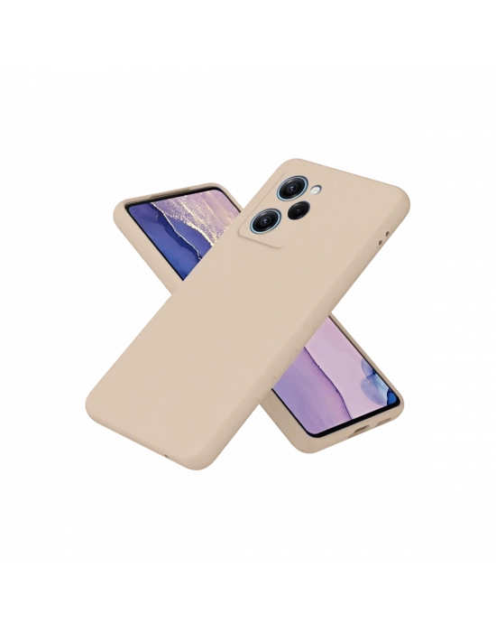 Newface Xiaomi Poco X5 Pro 5G Nano içi Kadife Silikon - Pudra