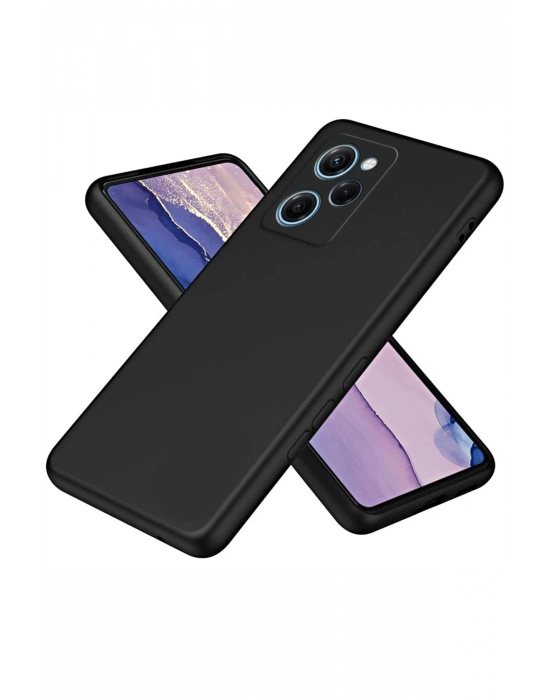 Newface Xiaomi Poco X5 Pro 5G Nano içi Kadife Silikon - Siyah