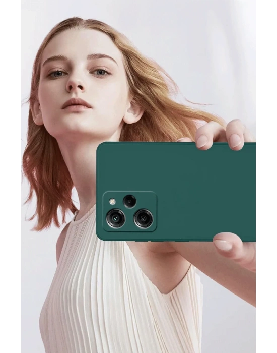 Newface Xiaomi Poco X5 Pro 5G Nano içi Kadife Silikon - Siyah