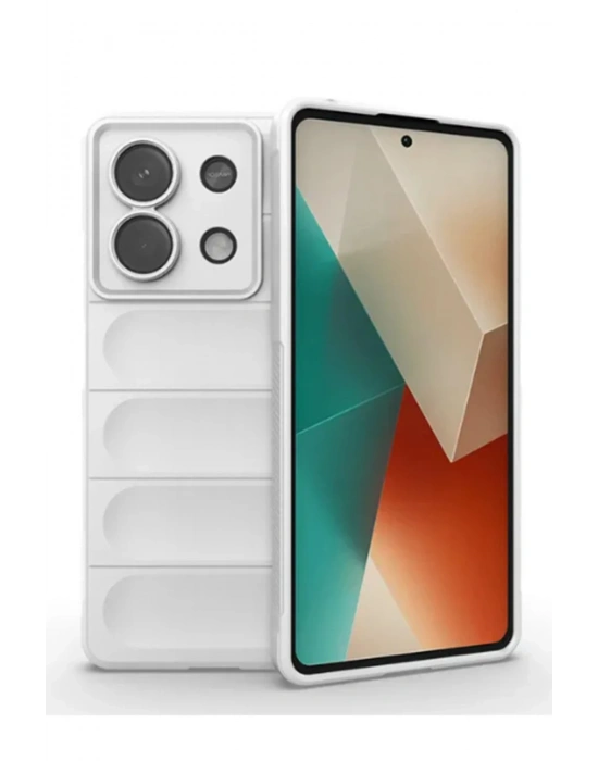 Newface Xiaomi Poco X6 Kılıf Optimum Silikon - Krem