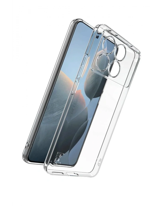 Newface Xiaomi Poco X6 Pro Kılıf Lüx Şeffaf Silikon