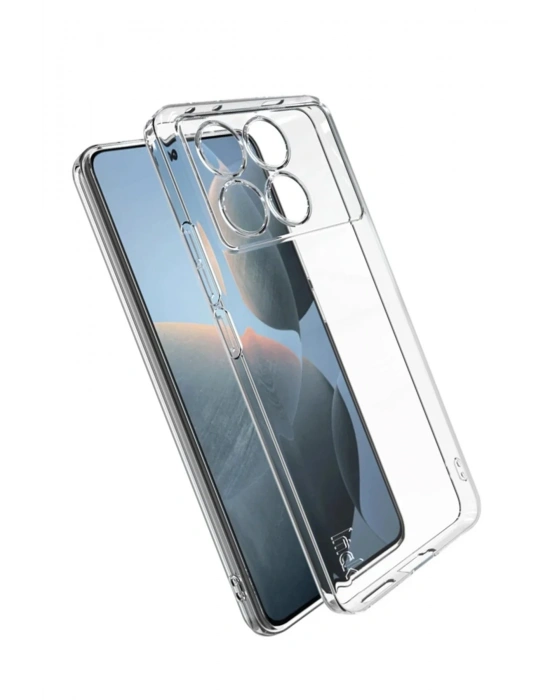 Newface Xiaomi Poco X6 Pro Kılıf Lüx Şeffaf Silikon