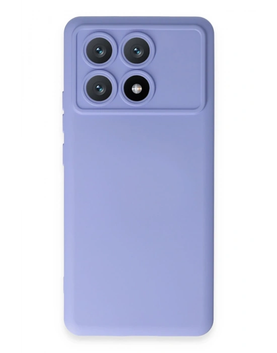 Newface Xiaomi Poco X6 Pro Kılıf Nano içi Kadife Silikon - Lila