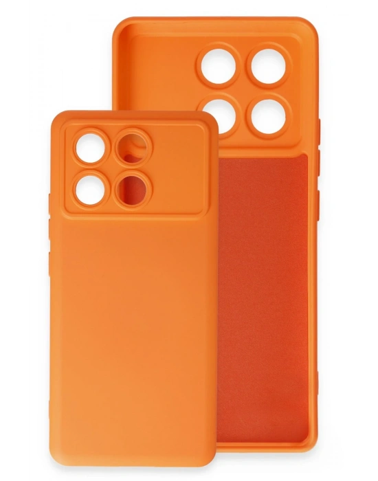 Newface Xiaomi Poco X6 Pro Kılıf Nano içi Kadife Silikon - Mor