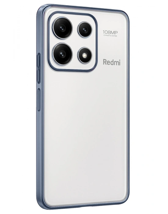 Newface Xiaomi Poco X6 Pro Kılıf Razer Lensli Silikon - Açık Mavi