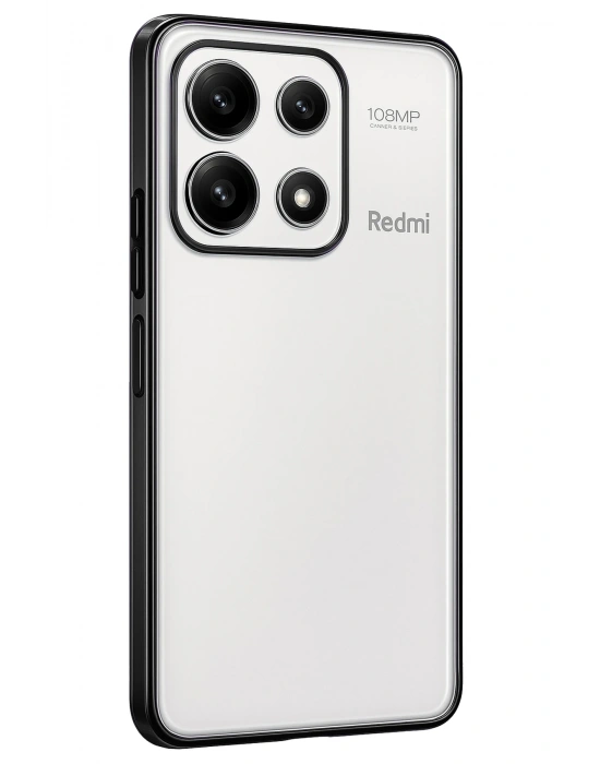 Newface Xiaomi Poco X6 Pro Kılıf Razer Lensli Silikon - Siyah