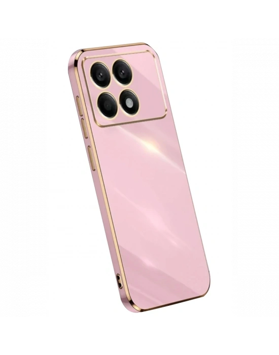 Newface Xiaomi Poco X6 Pro Kılıf Volet Silikon - Pembe