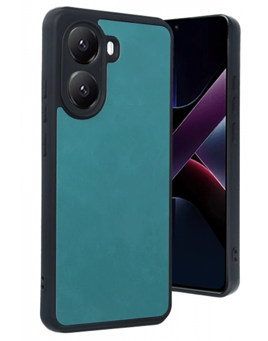 Newface Xiaomi Poco X7 Pro Kılıf Aras Deri Kapak - Açık Yeşil